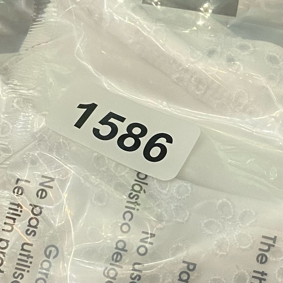 New! Frankie's Bikinis Bridgette White Eyelet String Bikini Bottom 1586 - Picture 8 of 10